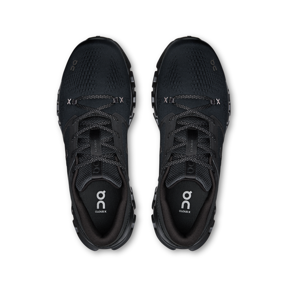 On Cloud X 5 – Black/Black – view 2