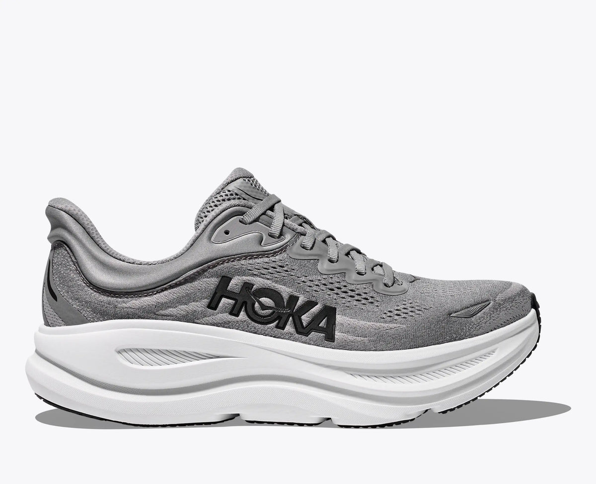 HOKA Bondi 9 – Galactic Grey/Stellar Grey – view 1