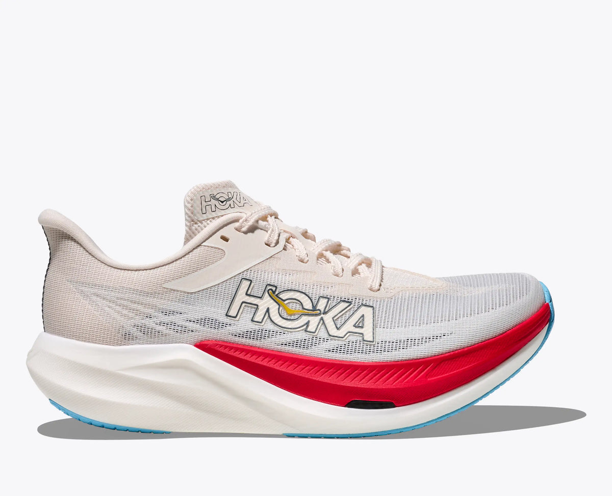 HOKA Rocket X 3 (Unisex) – Alabaster/Frost – view 1