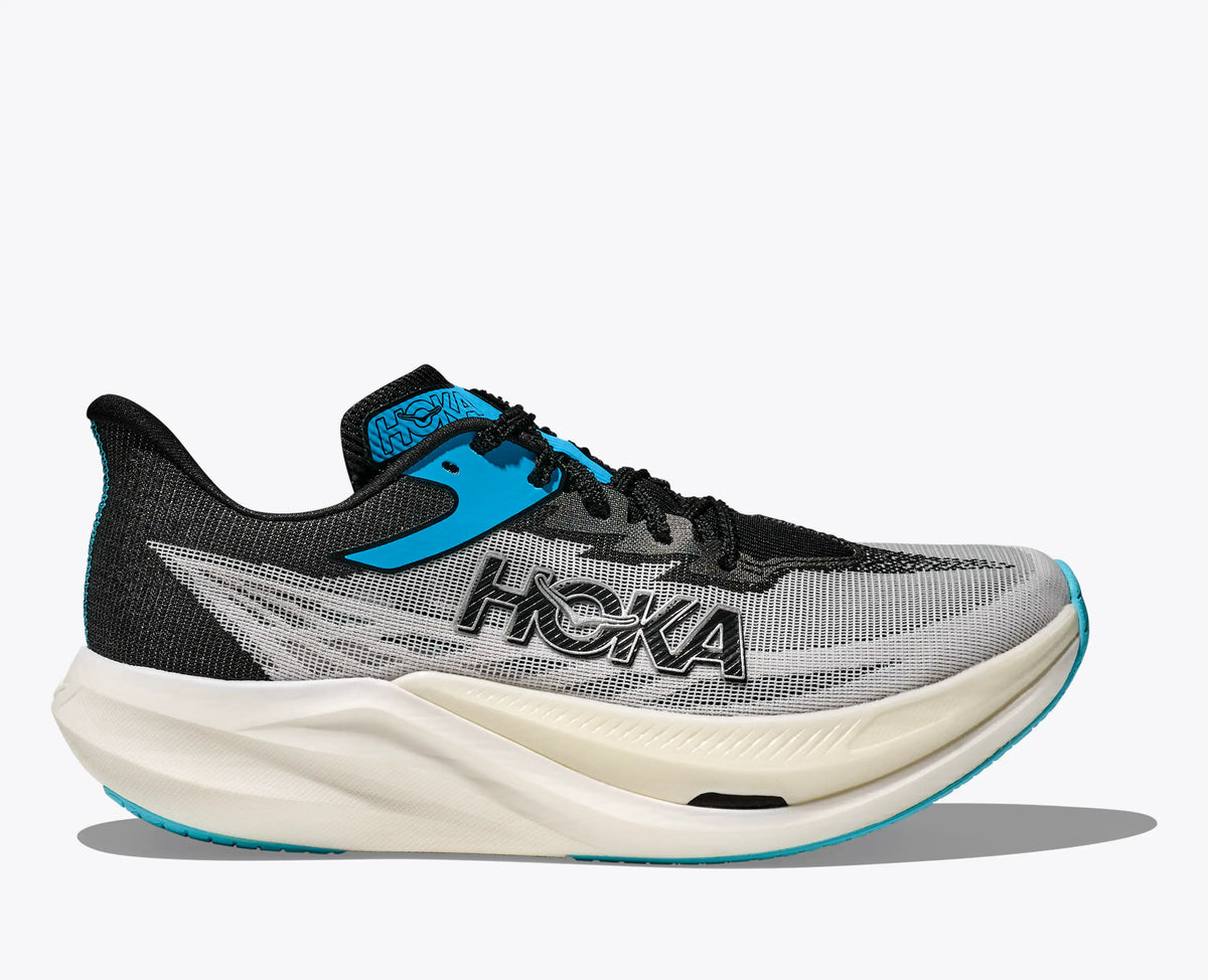 HOKA Rocket X 3 (Unisex) – White/Black – view 1