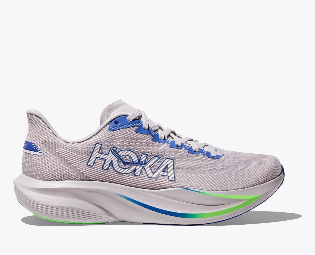 HOKA Mach 7 – Ash Grey/Cobalt Blue – view 1
