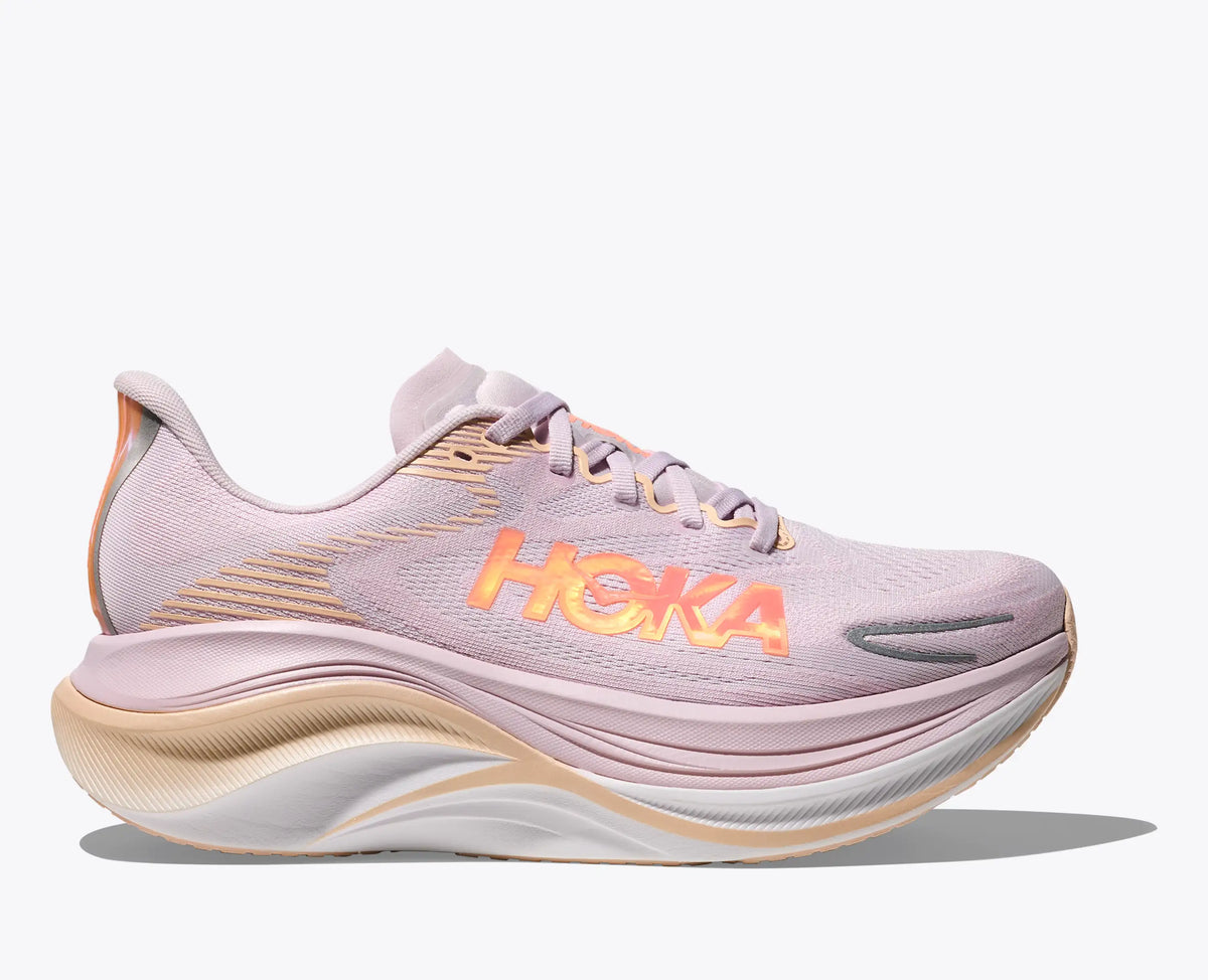 HOKA Women's Skyward X 2 – Lilac Cream/Tangerine Glow – view 1