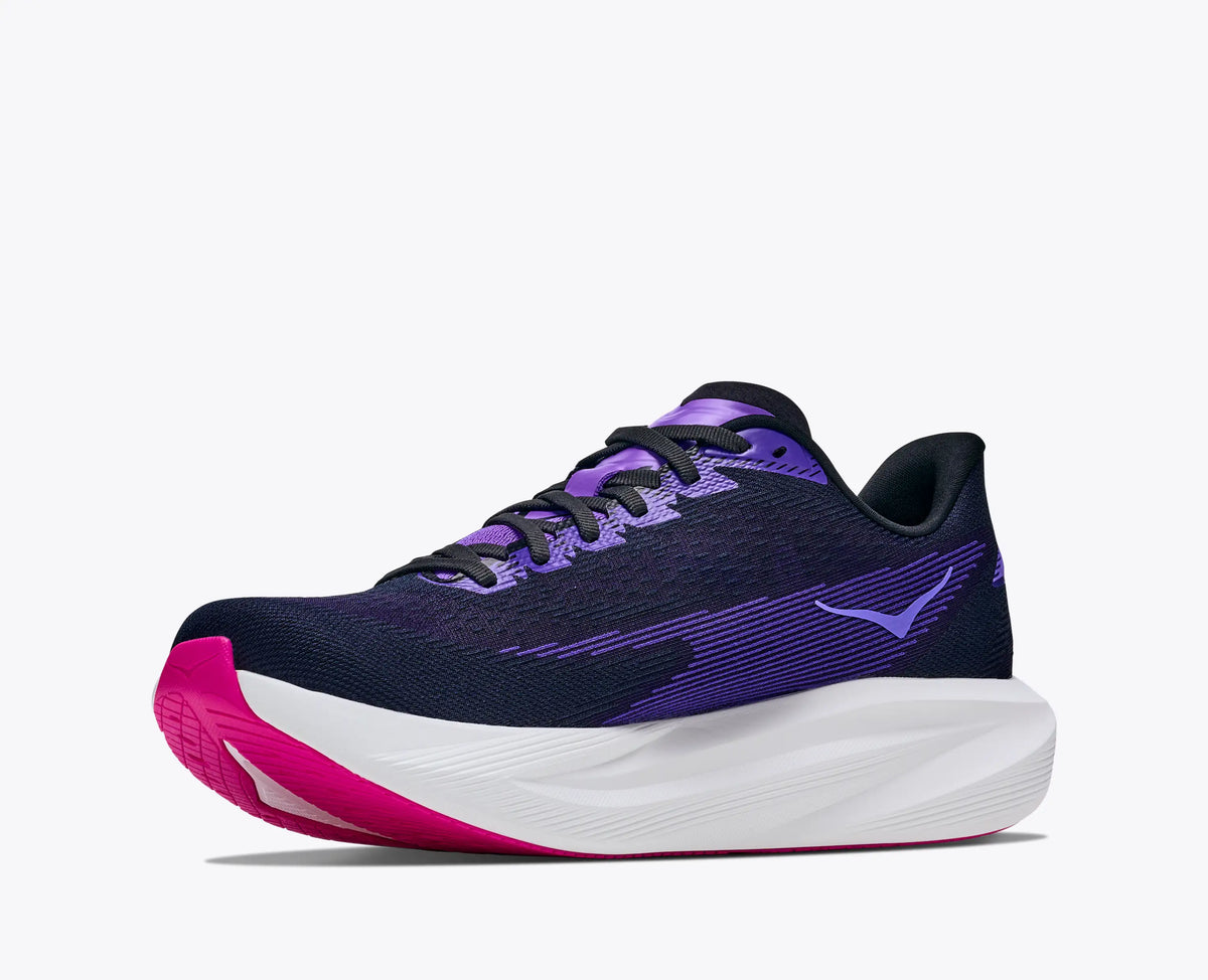 HOKA Women's Mach 7 – Carbon Black/Cosmic Purple – view 3