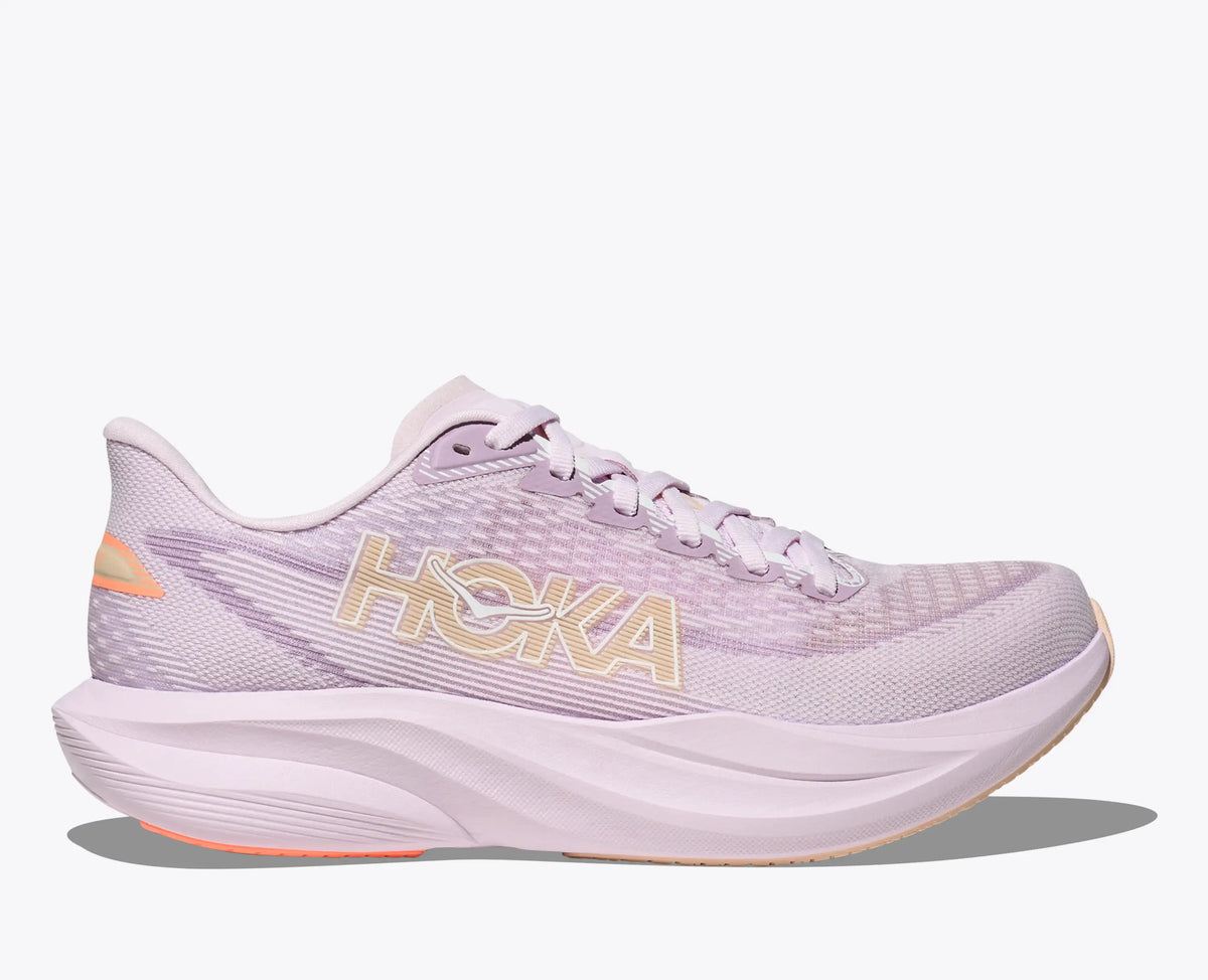 HOKA Women's Mach 7 – Lilac Cream/Tangerine Glow – view 1