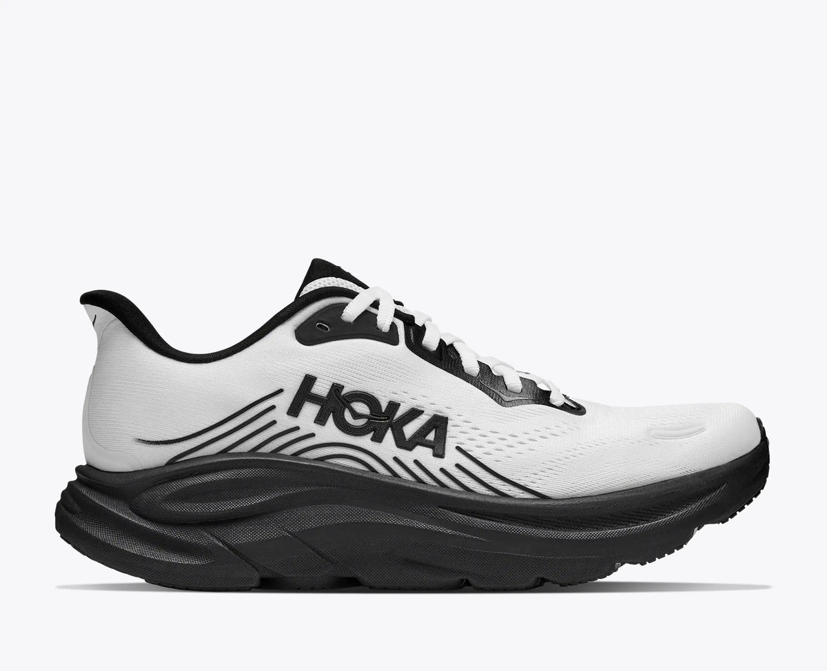 HOKA Clifton 11 – White/Black – view 1