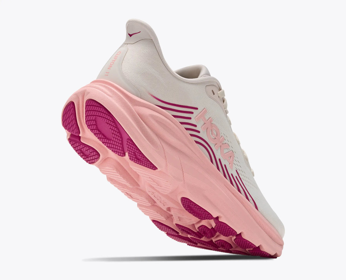 HOKA Women's Clifton 11 – Rose Cream/Dewy Pink – view 3