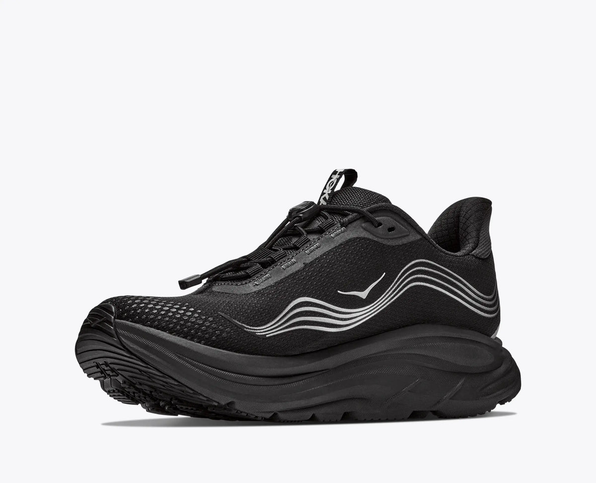 HOKA Clifton 11 GTX – Black/Black – view 3