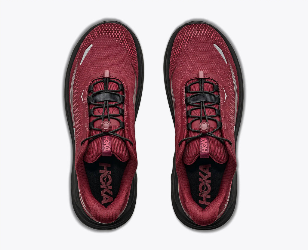 HOKA Clifton 11 GTX – Varsity Burgundy/Carbon Black – view 2