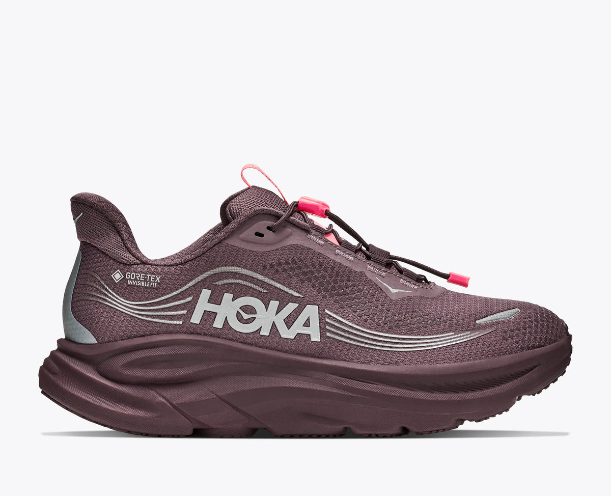 HOKA Women's Clifton 11 GTX – Smoky Quartz/Deep Mauve – view 1