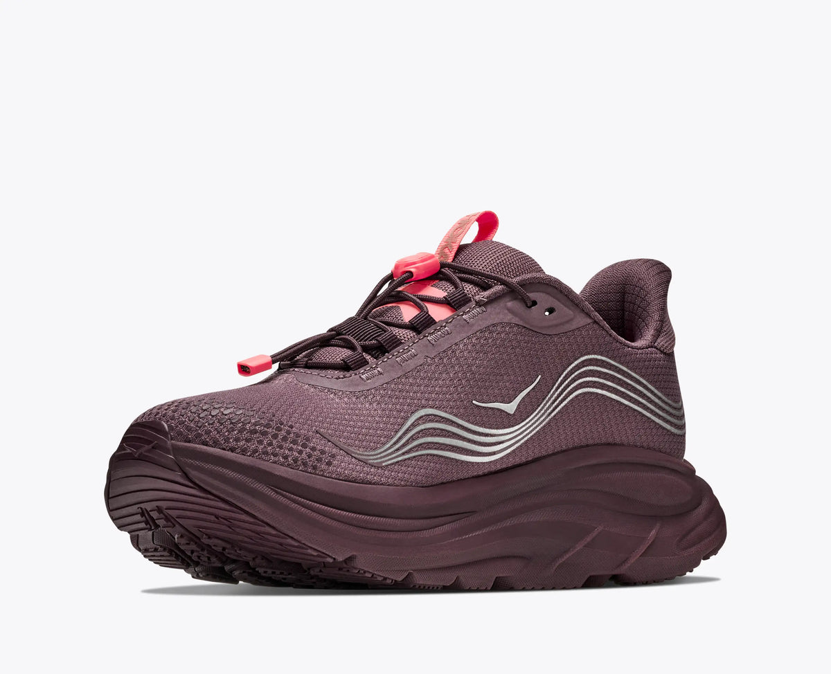 HOKA Women's Clifton 11 GTX – Smoky Quartz/Deep Mauve – view 3