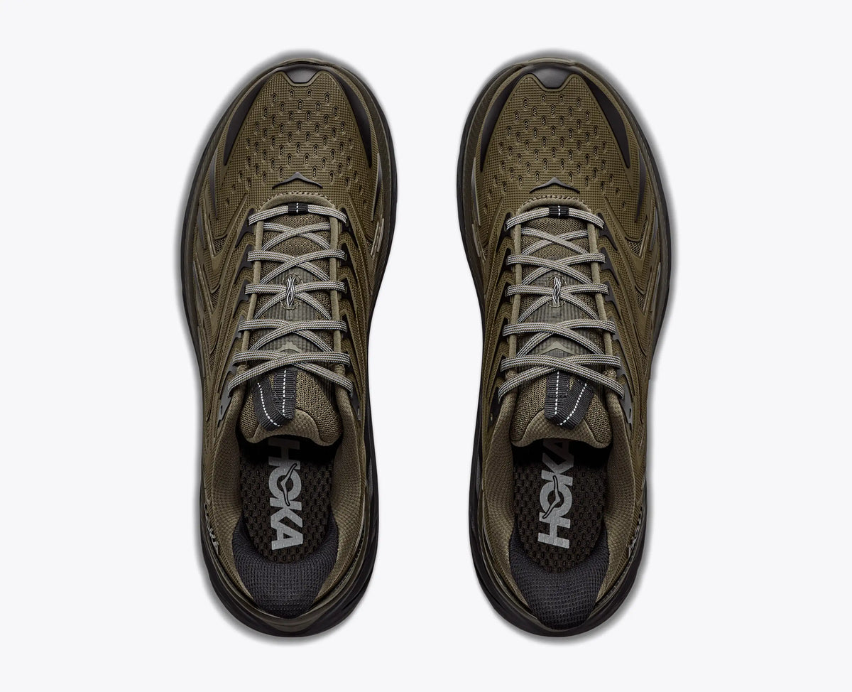 HOKA Clifton UTL – Antique Olive/Black – view 2