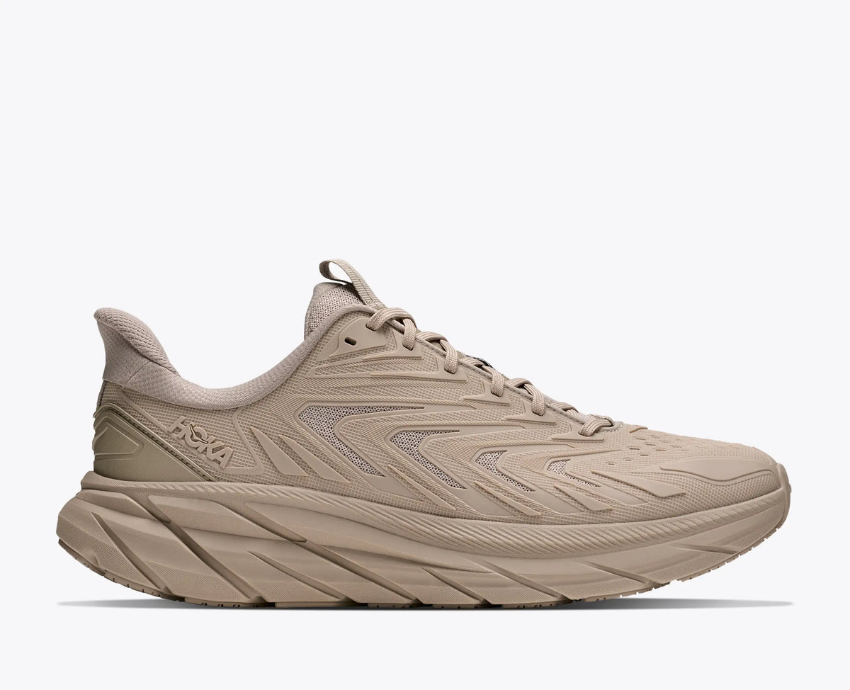 HOKA Clifton UTL – Archival Taupe/Archival Taupe – view 1