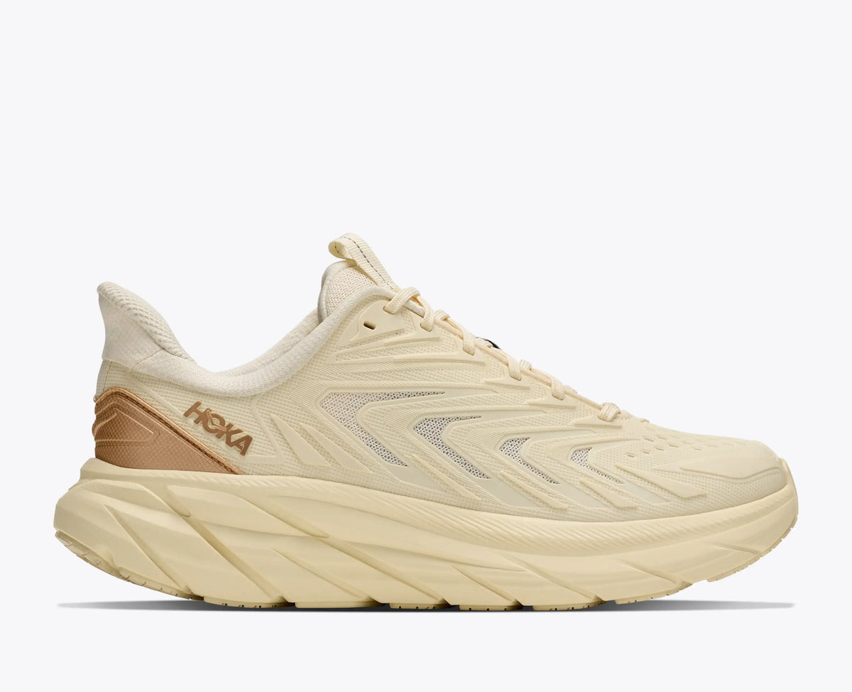HOKA Women's Clifton UTL – Vintage Yellow/Gold – view 1