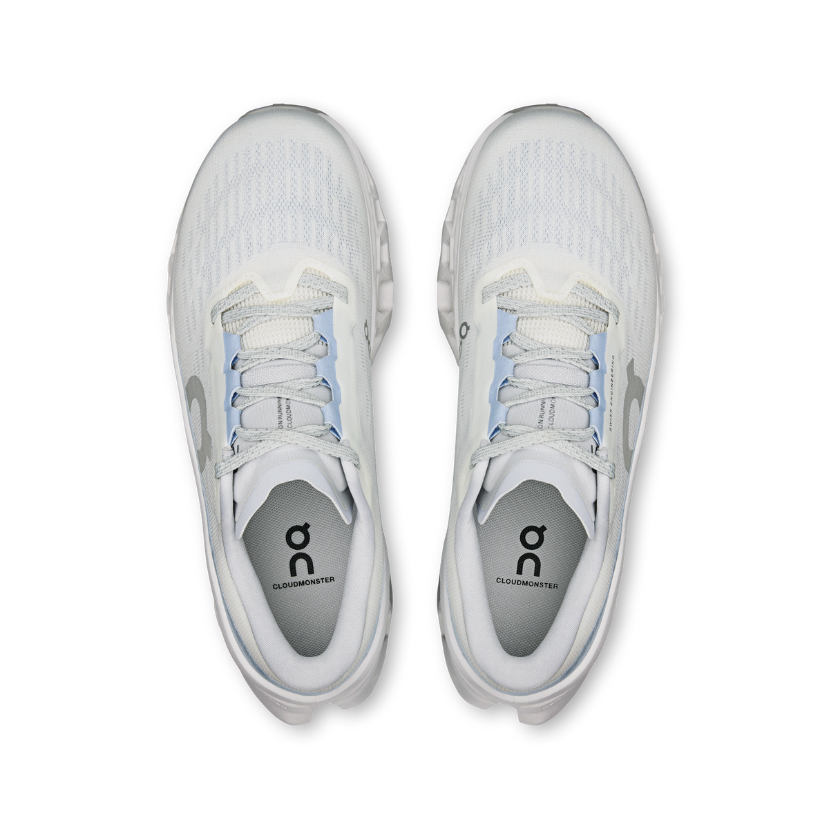 On Women's Cloudmonster 3 – White/Frost – view 2
