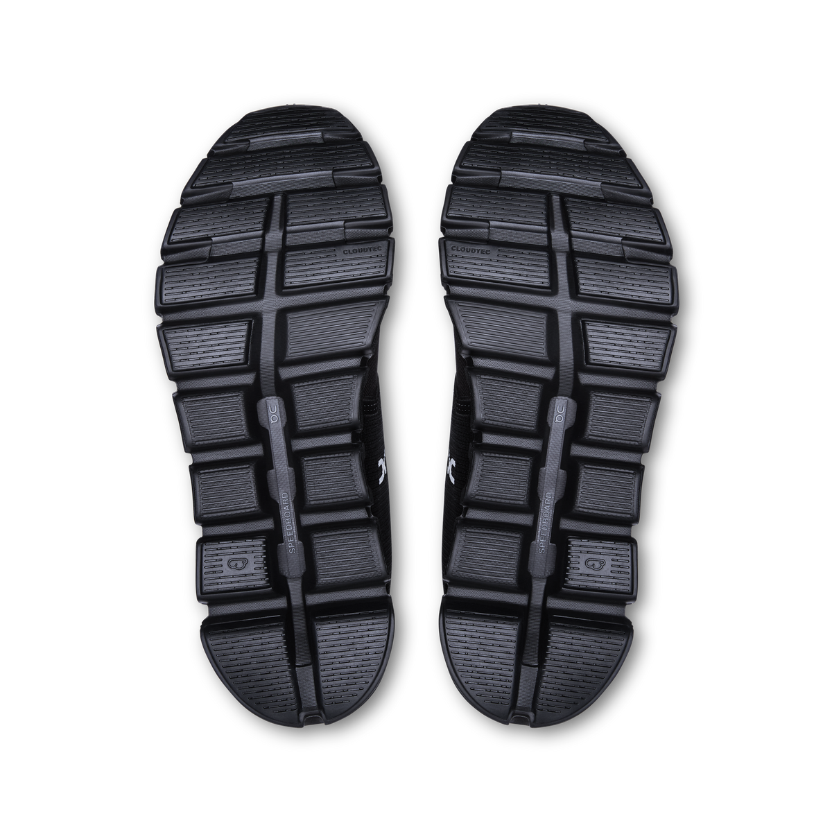 On Women's Cloud 6 Waterproof – Black/Black – view 3