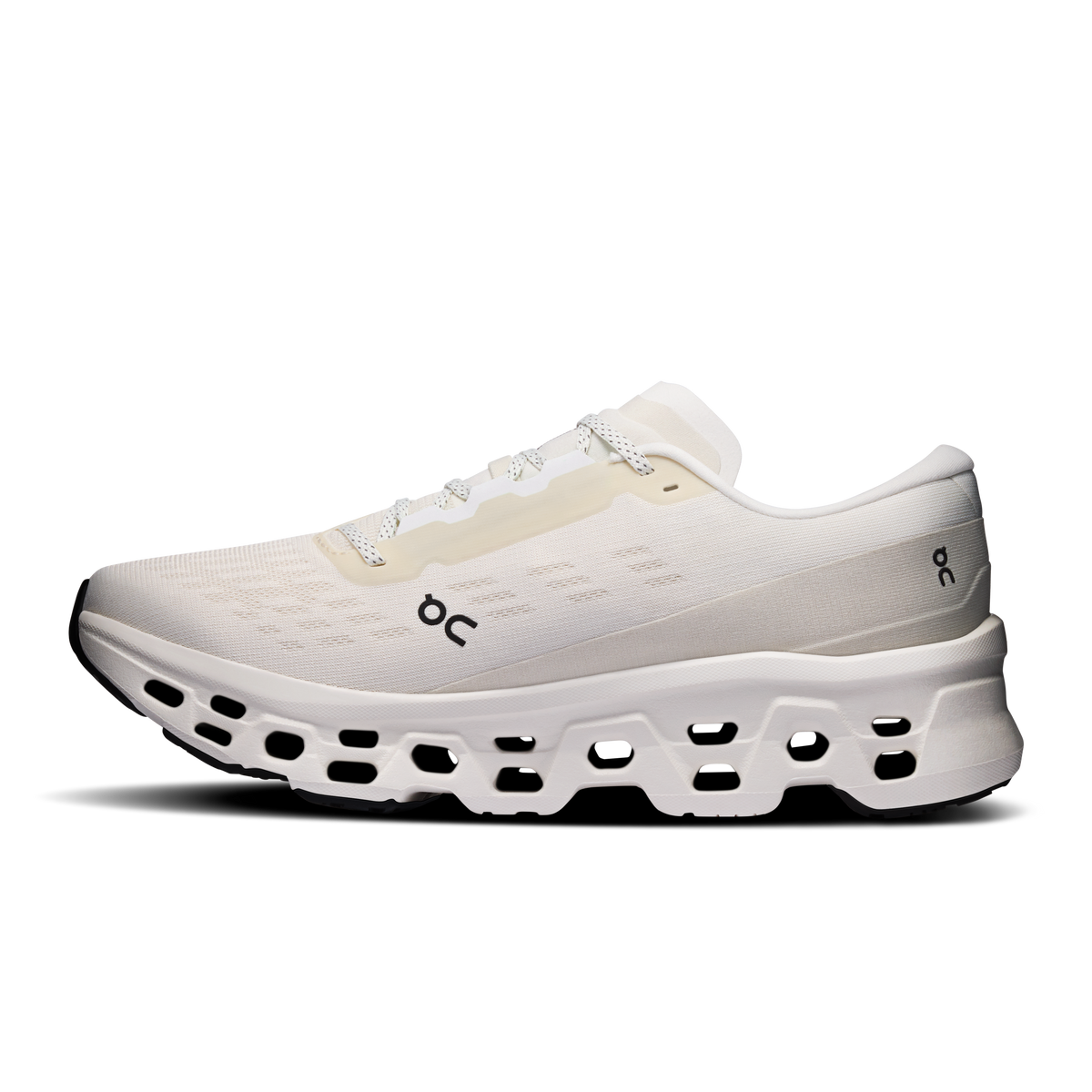 On Cloudmonster 3 – Ivory/Ivory – view 4