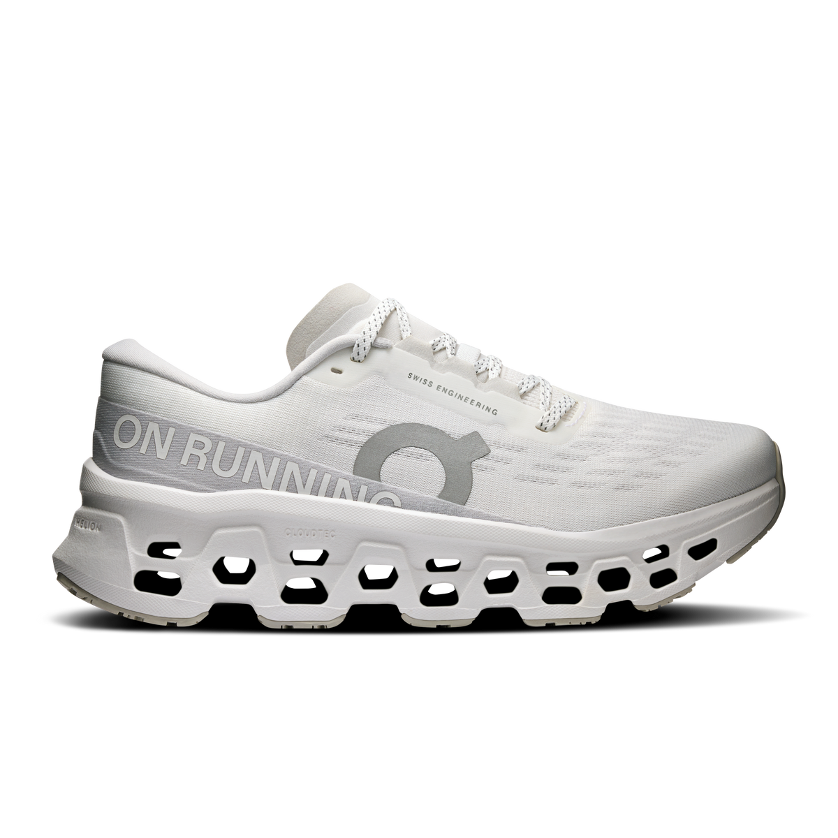 On Women's Cloudmonster 3 – White/Wolf