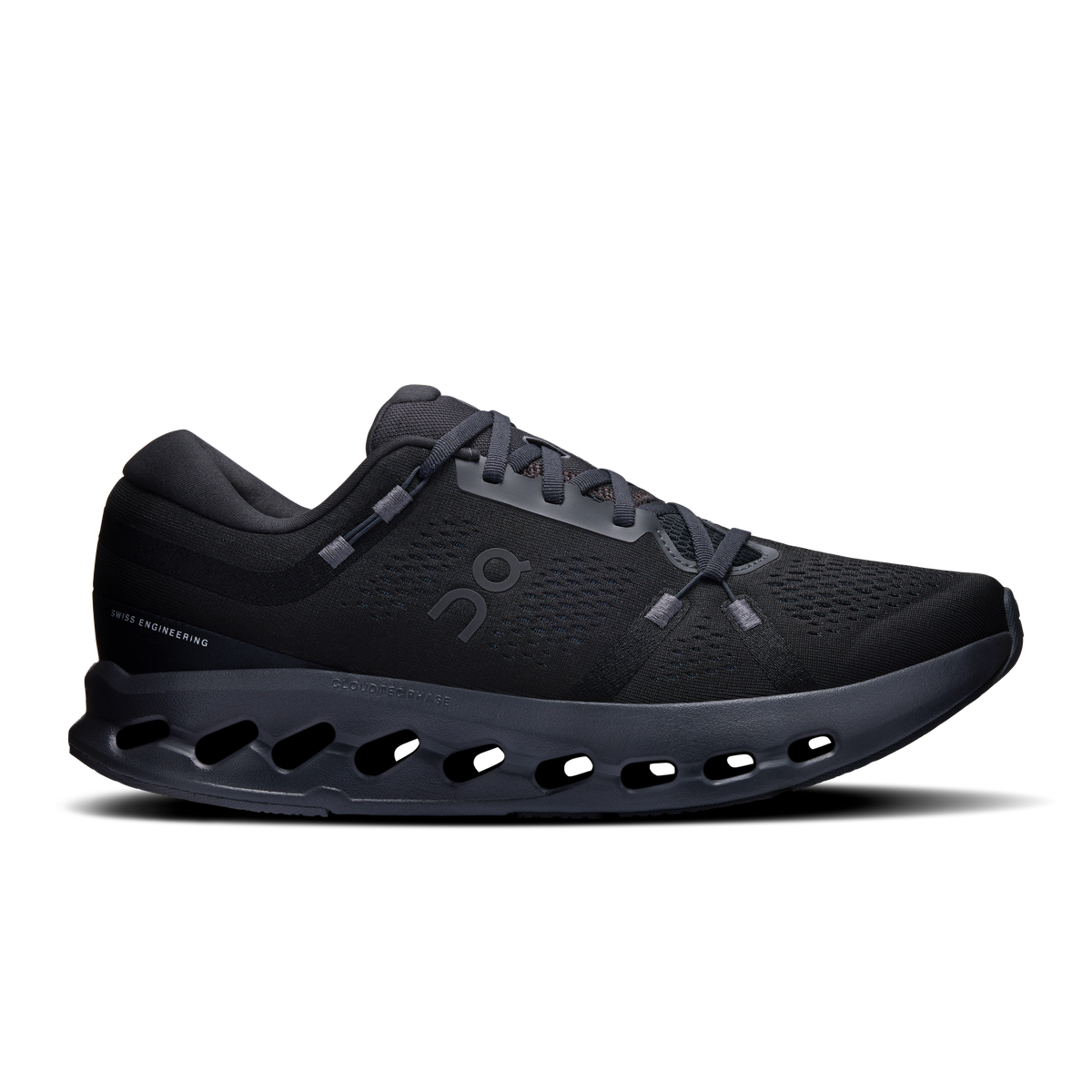 On Cloudsurfer 2 – Black/Black – view 1