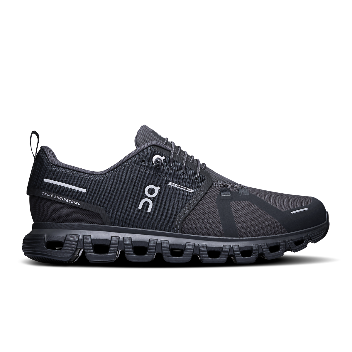 On Women's Cloud 6 Waterproof – Black/Black – view 1