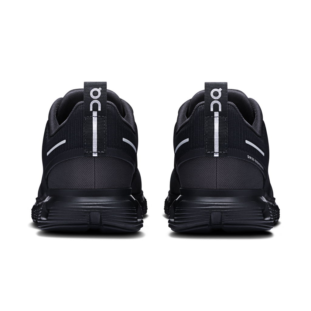 On Women's Cloud 6 Waterproof – Black/Black – view 5