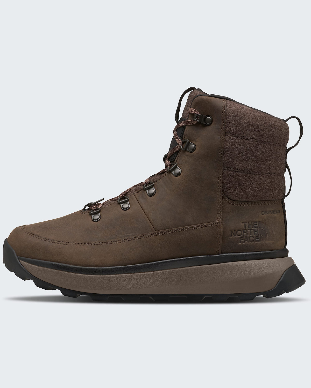 The North Face Bergen Leather Waterproof – Demitasse Brown/TNF Black