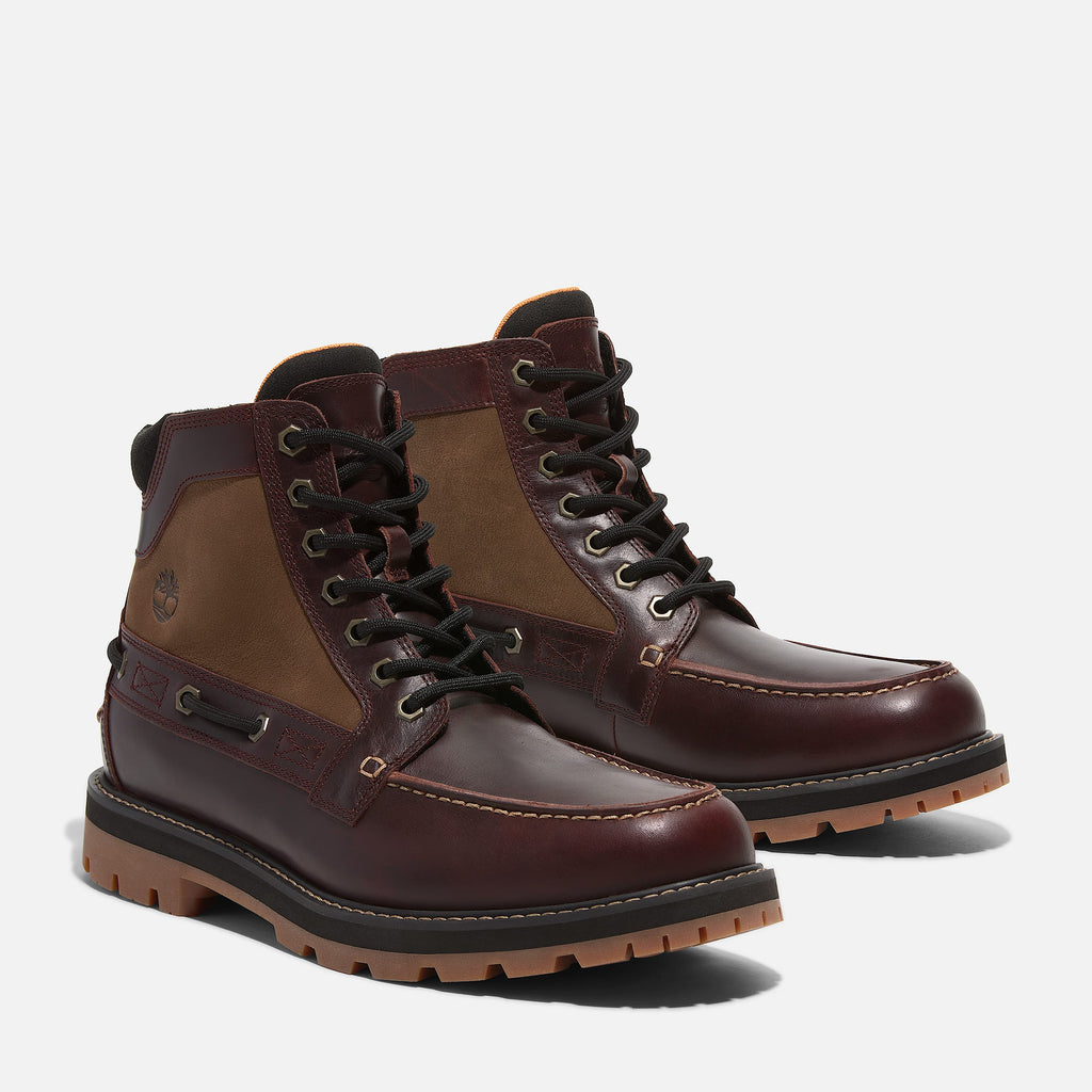 Timberland Britton Road Moc-Toe Boot – Root Beer Full-Grain