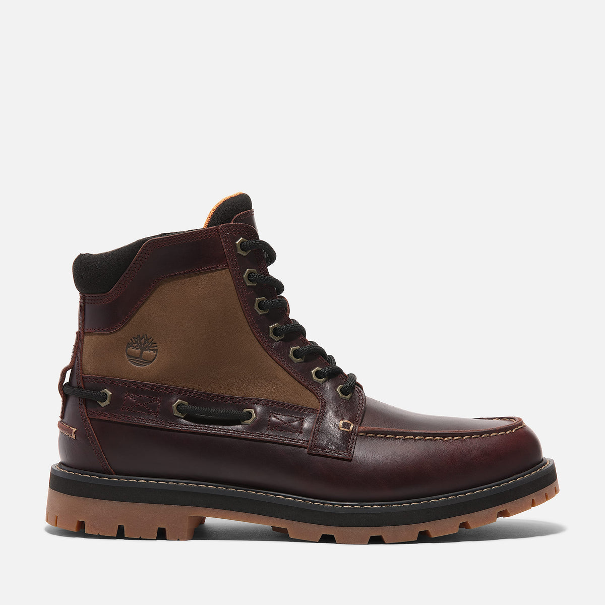 Timberland Britton Road Moc-Toe Boot – Root Beer Full-Grain