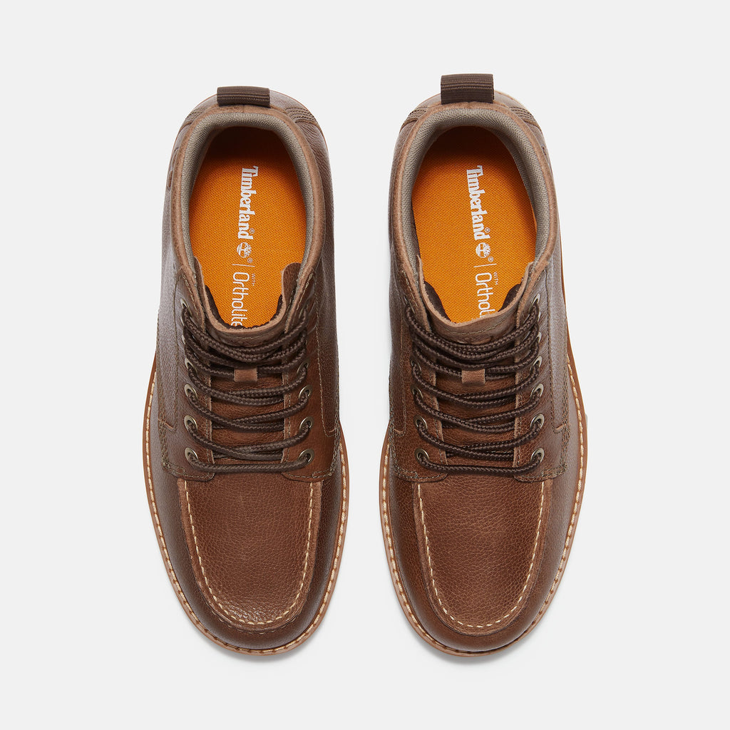 Timberland Redwood Edge Mid Lace-Up Boot – Dark Brown Full-Grain