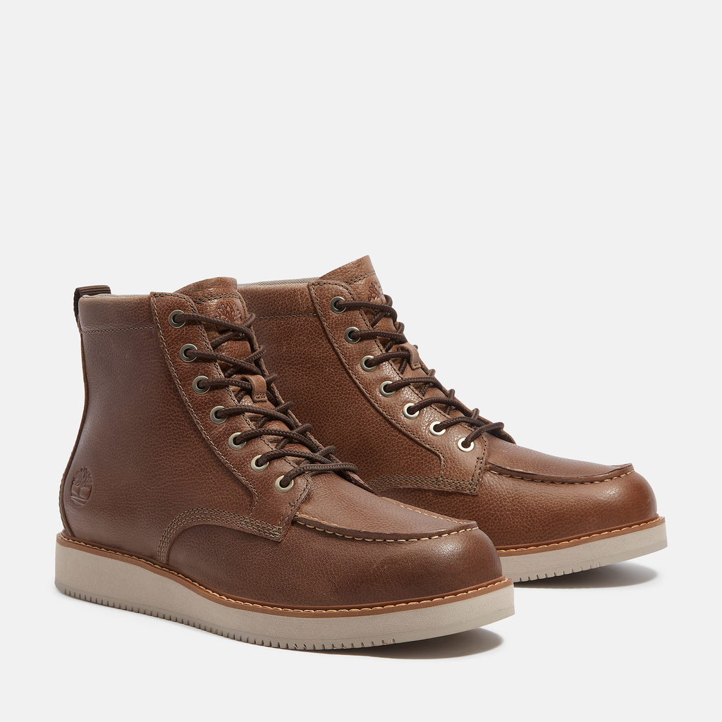 Timberland Redwood Edge Mid Lace-Up Boot – Dark Brown Full-Grain