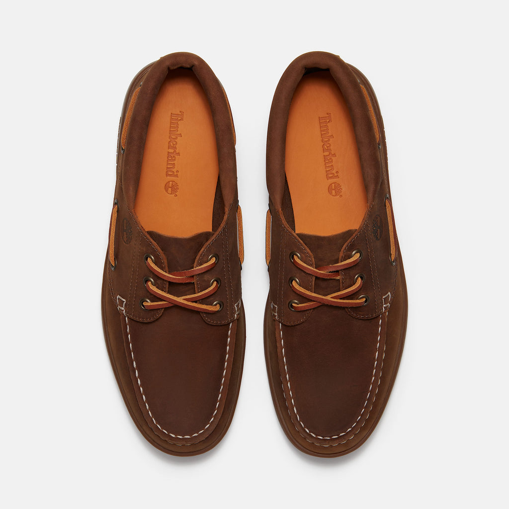 Timberland Portofino Pier Boat Shoe – Taupe Full-Grain