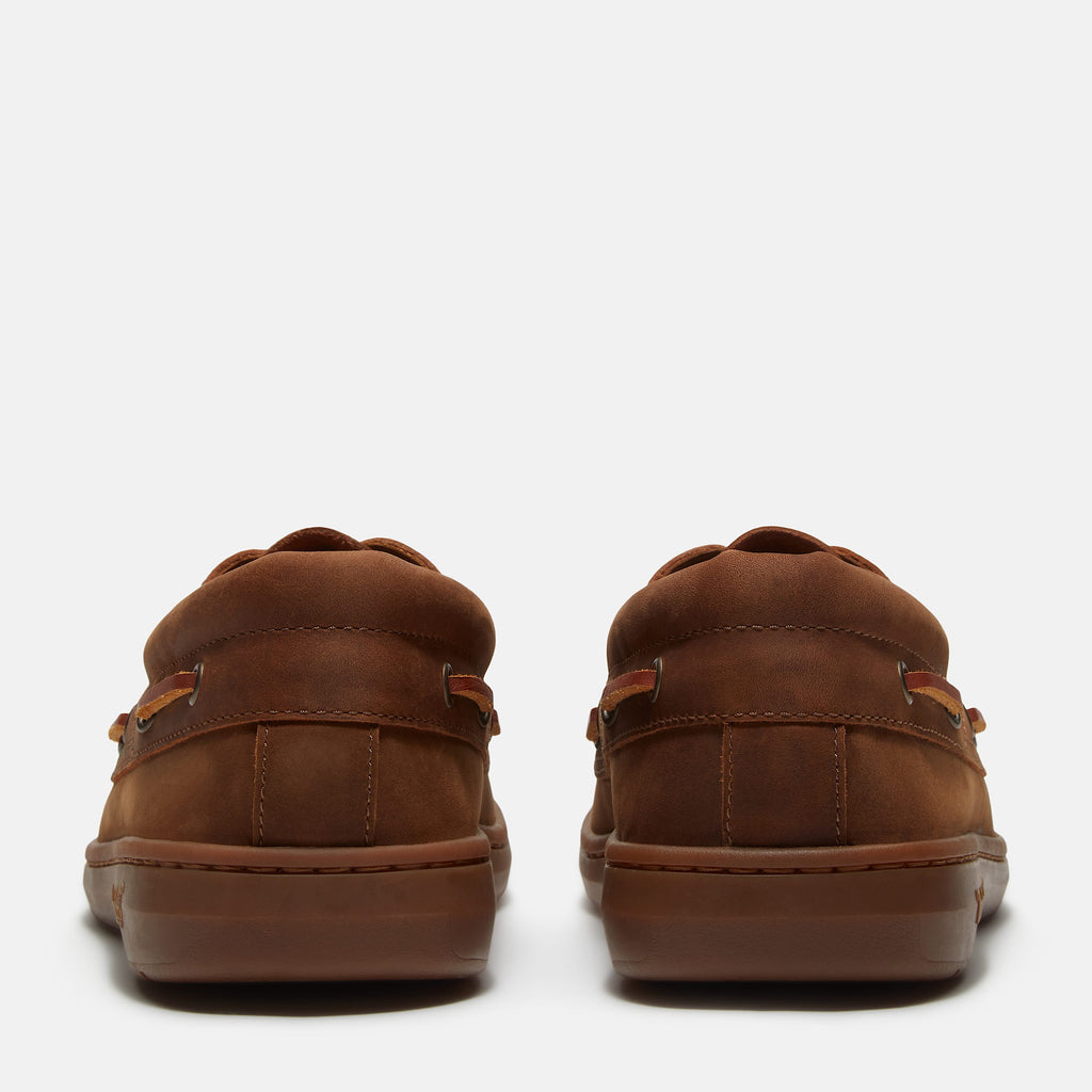 Timberland Portofino Pier Boat Shoe – Taupe Full-Grain