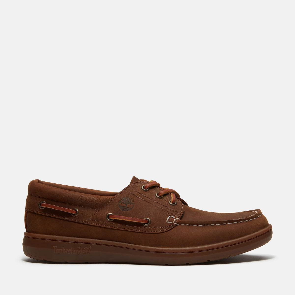 Timberland Portofino Pier Boat Shoe – Taupe Full-Grain