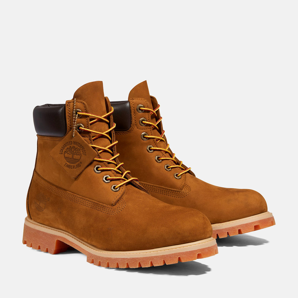 Timberland Premium 6-Inch Waterproof Boot – Dark Wheat Nubuck