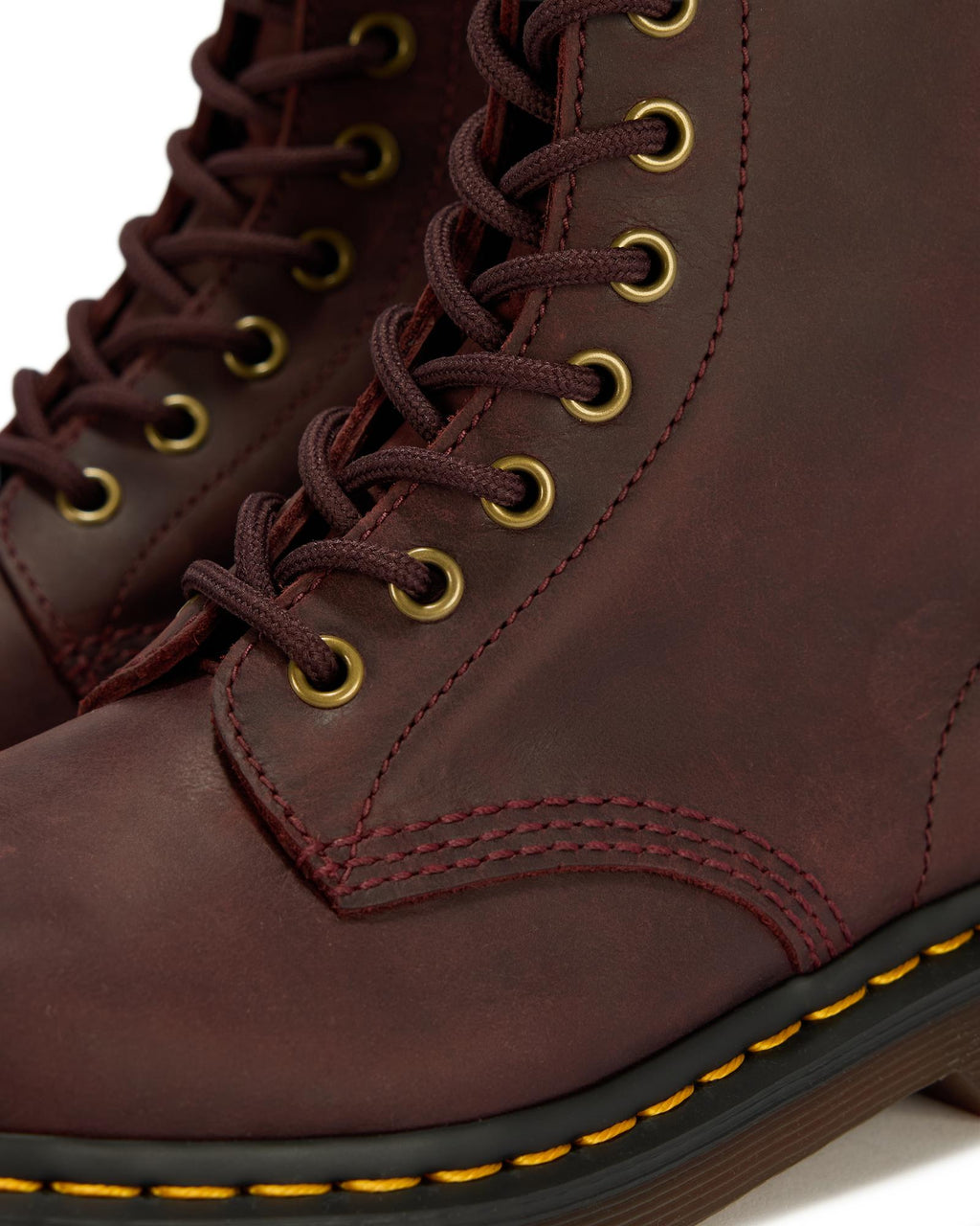 Dr. Martens 1460 Crazy Horse Leather Boot – Cherry Red