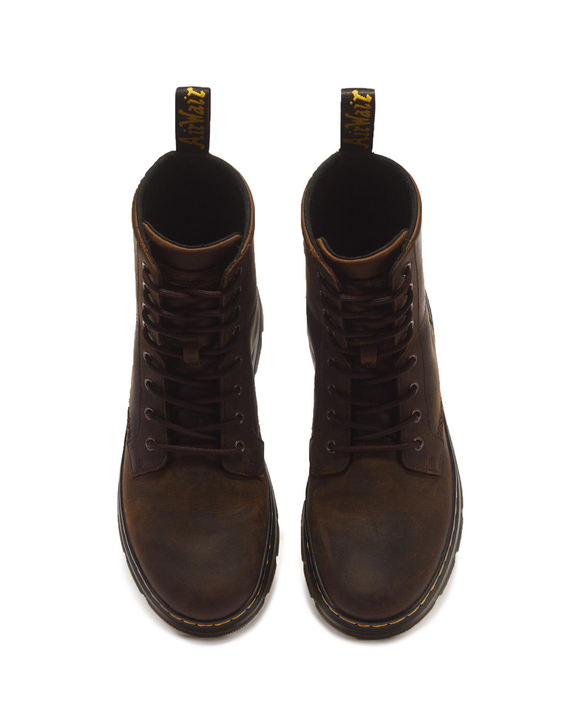 Dr. Martens Combs Crazy Horse Leather Boot – Dark Brown