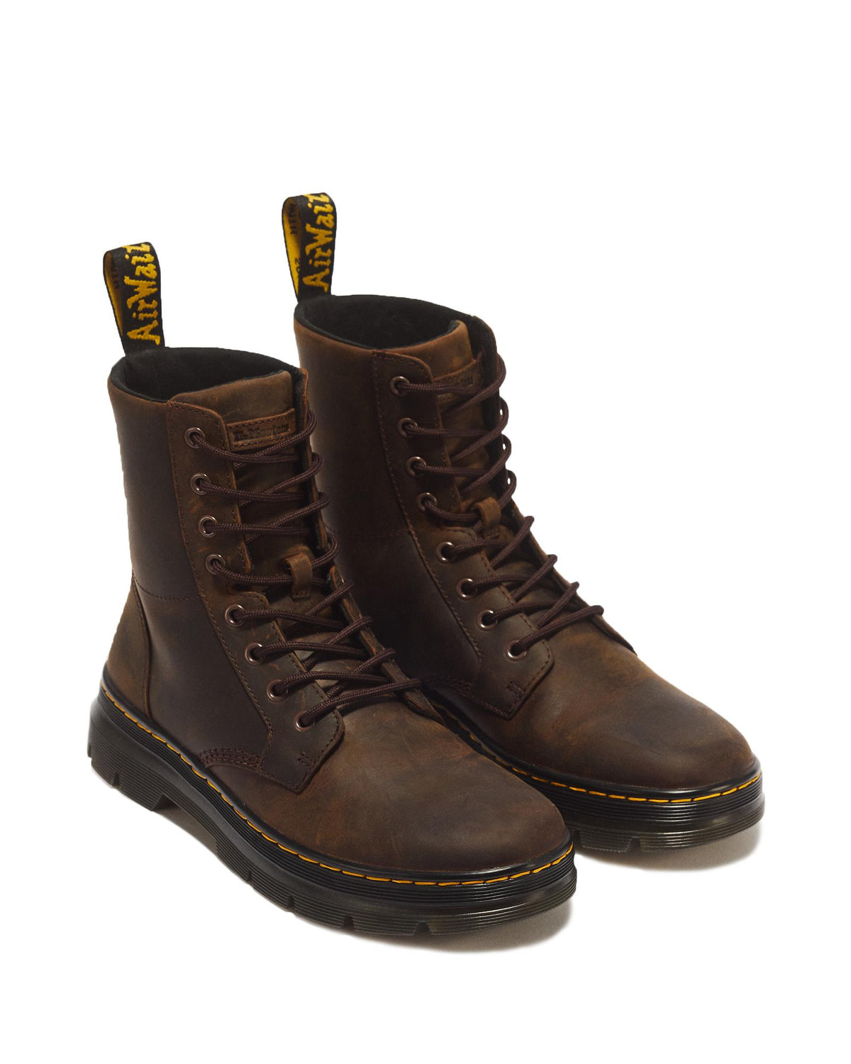 Dr. Martens Combs Crazy Horse Leather Boot – Dark Brown