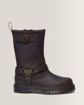 Dr. Martens Anistone Tall Leather Biker Boot – Dark Brown