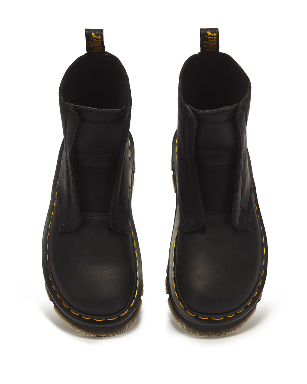 Dr. Martens Zebzag Laceless Slip-On Leather Boot – Black
