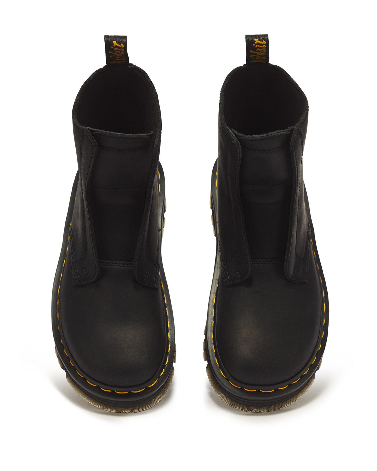 Dr. Martens Zebzag Laceless Slip-On Leather Boot – Black