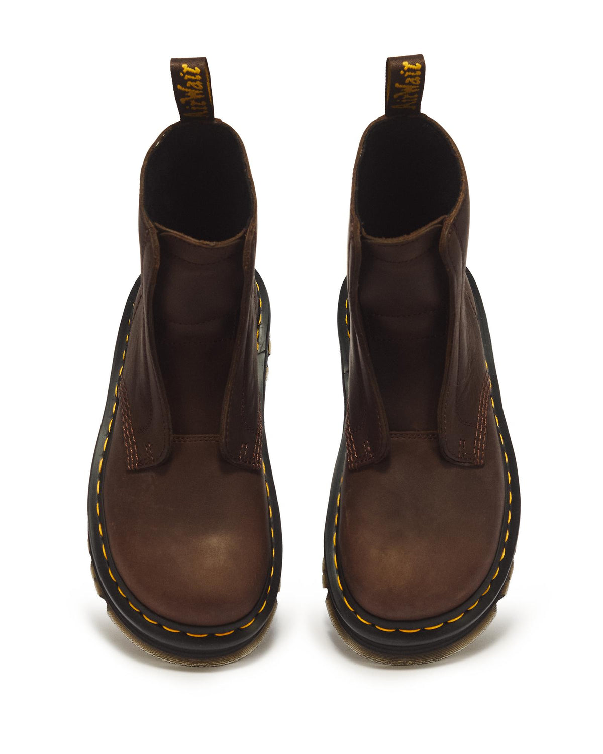 Dr. Martens Zebzag Laceless Slip-On Leather Boot – Dark Brown