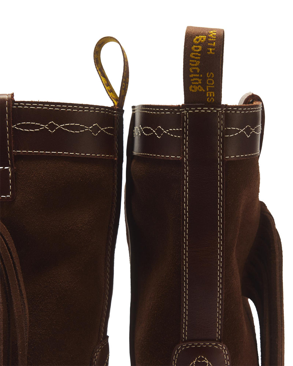 Dr. Martens Desert Rodeo Quad Mid Leather & Suede Boot – Dark Brown