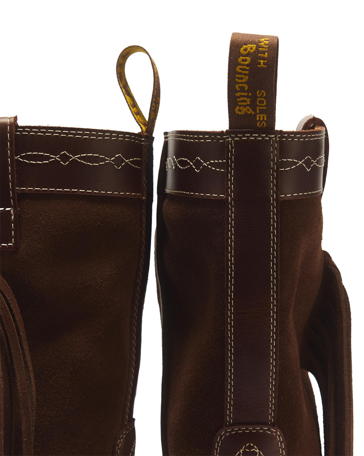 Dr. Martens Desert Rodeo Quad Mid Leather & Suede Boot – Dark Brown