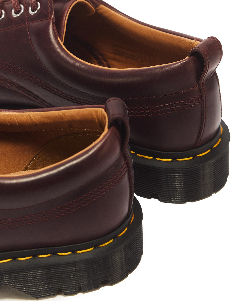 Dr. Martens Lowell 4-Eye Mayhem Leather Moc Toe Shoe – Spiced Brown
