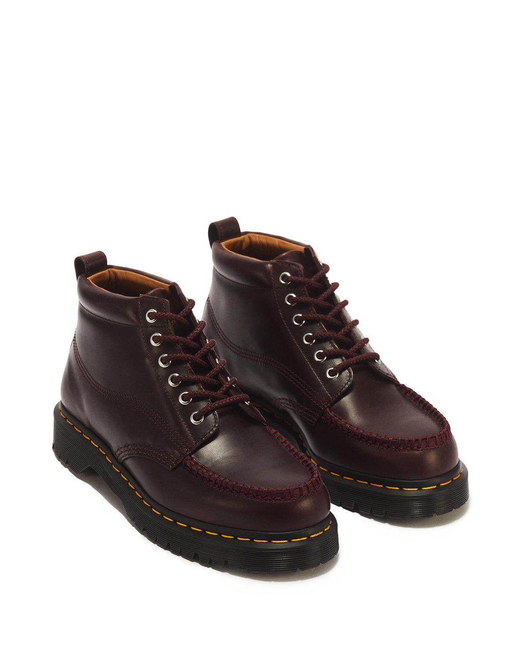 Dr. Martens Lowell Chukka 6-Eye Mayhem Leather Moc Toe Boot – Spiced Brown