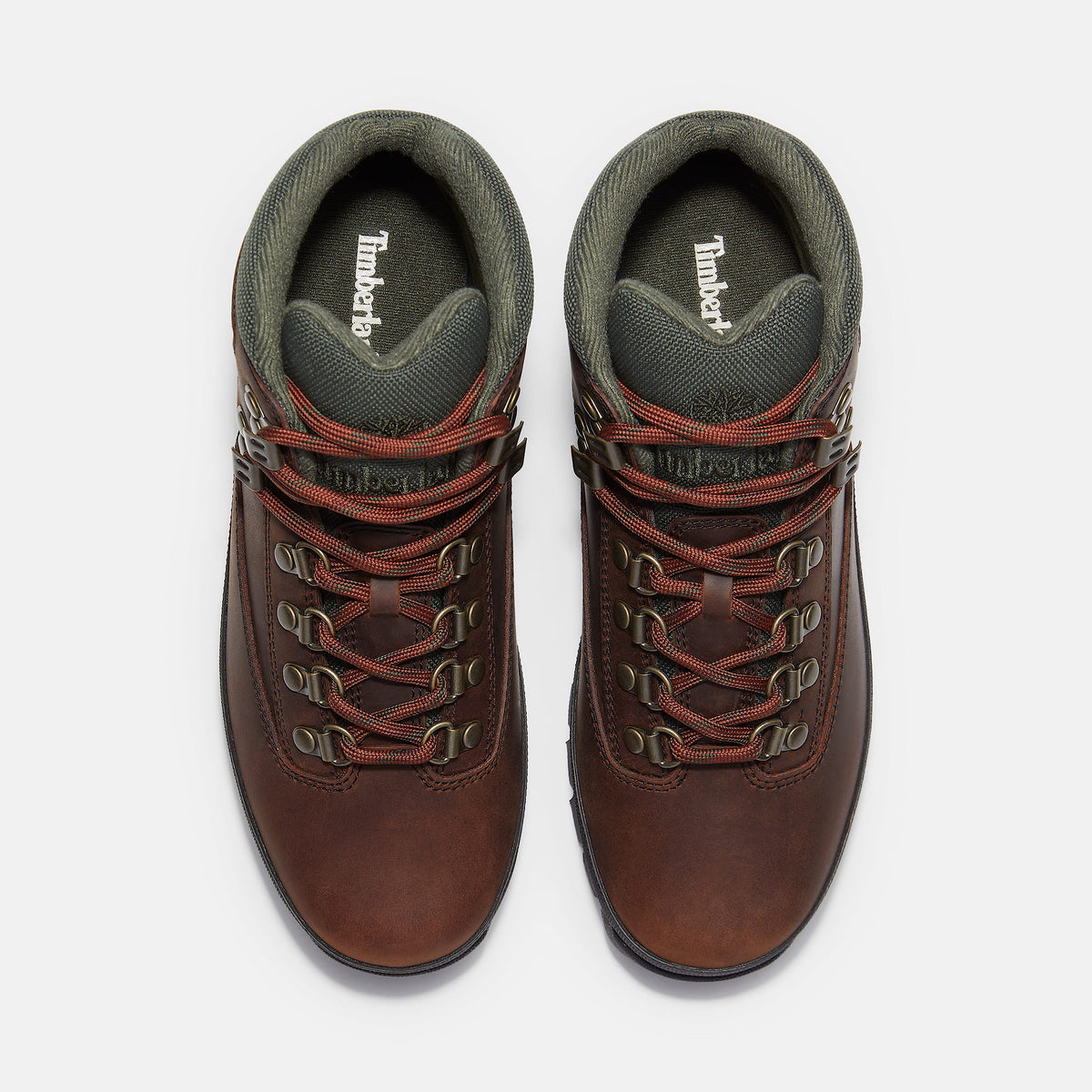 Timberland Women's Euro Hiker – Dark Brown Full-Grain