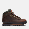 Timberland Women's Euro Hiker – Dark Brown Full-Grain