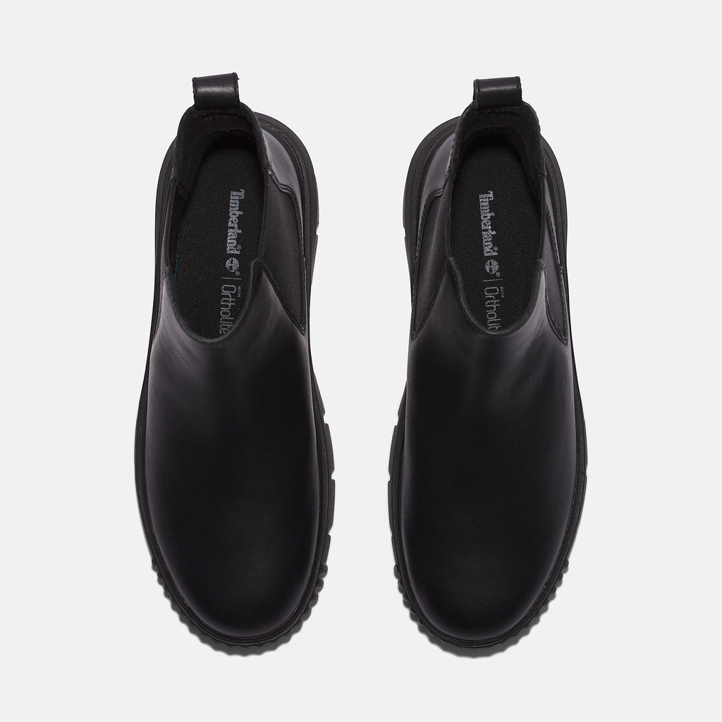 Timberland Women's Greyfield Chelsea Boot – Black Full-Grain