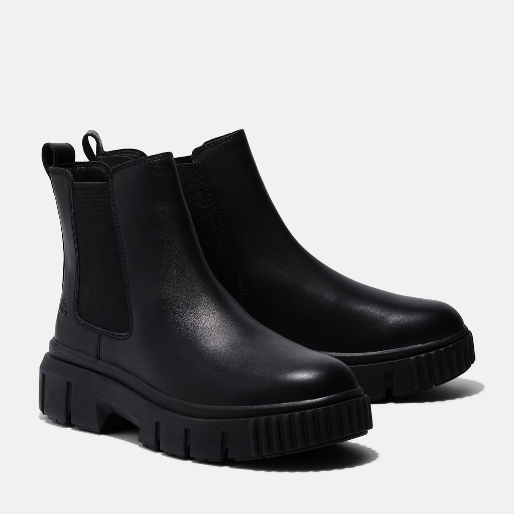 Timberland Women's Greyfield Chelsea Boot – Black Full-Grain