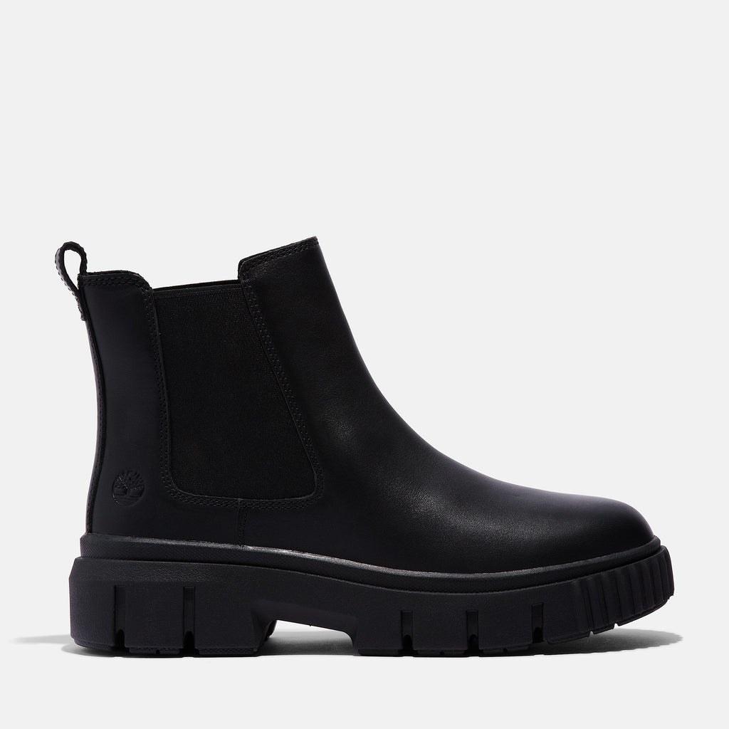 Timberland Women's Greyfield Chelsea Boot – Black Full-Grain