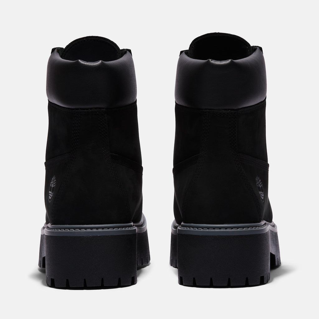 Timberland Women's Stone Street 6-Inch Waterproof Platform Boot – Jet Black
